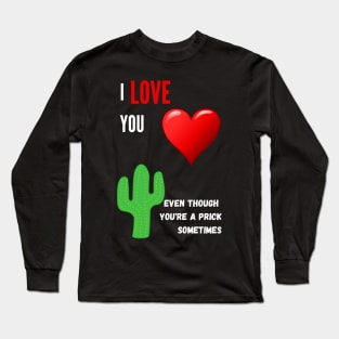 Best Cactus Themed Birthday Gift Idea Long Sleeve T-Shirt